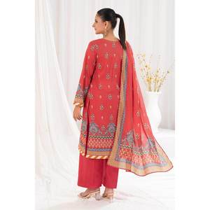 Traje de jardín de 3 piezas sin coser color naranja para mujer - Product Image 6