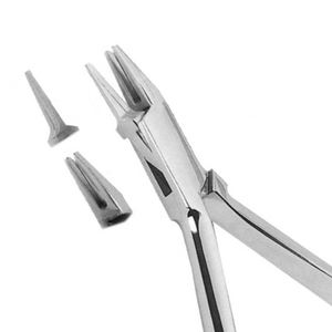 Pince à cintrer à trois mâchoires en acier inoxydable de haute qualité pour instruments orthodontiques, certifiée CE, pinces dentaires Narham Enterprises - Product Image 3