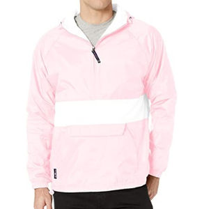 Veste coupe-vent pour hommes vente en gros de pulls à capuche personnalisés fermeture à glissière latérale avec poches manteau de pluie veste veste bouffante - Product Image 4