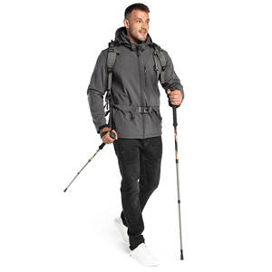 Veste Softshell imperméable d'hiver pour le ski, la randonnée en plein air, avec plusieurs poches, imperméable, pour homme - Product Image 3