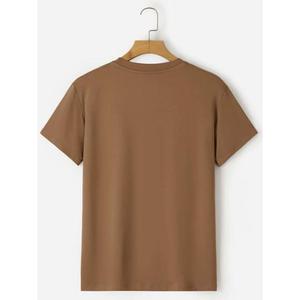Wholesale Cotton T-shirts Best Quality Unisex Wear Gym <b>Tshirt</b> Sweat Absorbent Durable Combed Cotton <b>Tshirts</b> Custom Logo Printed - Product Image 2