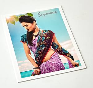 Muestra gratis al por mayor de moda personalizada catálogos folleto tarjeta de visita folleto fotos papel de impresión digital impresión Offset - Product Image 4