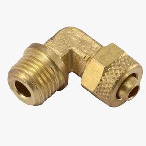 Conector de Tubería de Latón NPT Macho Roscado de 90 Grados, Accesorio para Tuberías, Conexión Neumática, Hidráulica, de Agua y Gas, Proveedor - Product Image 1