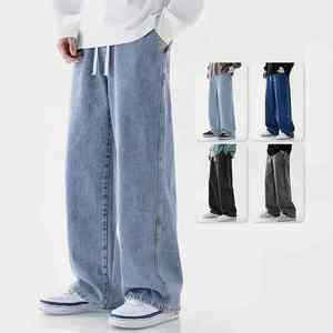 Pantalones de Lona Altos para Hombre, Diferentes Estilos, Buen Material, Personalizados, Precio Económico, Pierna Ancha, Estilo Holgado, Vaqueros Buggy, Estilo Urbano - Product Image 1