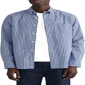 <b>Men's</b> Casual Long Sleeve 100% Cotton Poplin <b>Skulls</b> <b>Shirt</b> Breathable Knitted Quick-Dry Custom Color Reactive Printed Classic Fit - Product Image 1