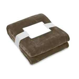 LOGAN RPET Sustainable Coral Fleece <b>Blanket</b> for Merchandising - Product Image 2