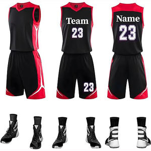 Ensemble d'uniformes de basket-ball personnalisés de haute qualité pour hommes, maillot respirant imprimé par sublimation pour les sports d'été - Product Image 5