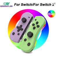 GAMINJA – manette sans fil pour Console de jeu vidéo Nintendo Switch, contrôleur Joystick NFC à 6 axes, bouton Turbo Gyroscope