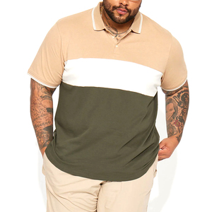 Polo de talla grande para hombre con mangas cortas y diseño de logotipo personalizado/Polo de talla grande para hombre a precios al por mayor - Product Image 3