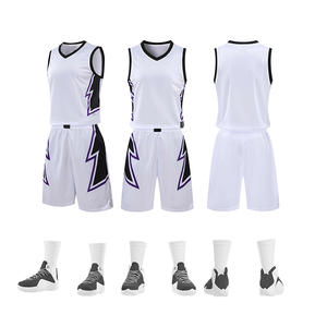 Maillot de basket-ball EU & USA de haute qualité avec uniforme cousu à broderie pour toutes les équipes Short de taille XS Vêtements de basket-ball - Product Image 6