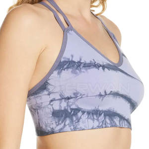 สปอร์ตบราสำหรับสตรีแบบระบายอากาศได้โลโก้ด้านหน้า - Product Image 4