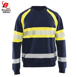 Sudadera con capucha de alta visibilidad impermeable para hombre con características de seguridad reflectantes logotipo personalizable precio al por mayor - Product Image 1