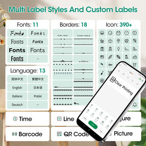 Mini Impresora Portátil Recargable con Logotipo Personalizado, Diseño Impermeable, Impresora de Etiquetas Térmicas, Comando ESC/POS, Certificación ROHS, en Stock - Product Image 2