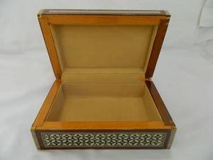 Elegant Modern Luxury Engraved Floral Pattern <b>Wooden</b> Mother Pearl <b>Jewelry</b> <b>Box</b> Handmade Inlay Work Customizable Organizer <b>Jewelry</b> - Product Image 6