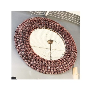 Miroir rond à couverts Offre Spéciale, grand miroir mural à cadre doré pour la décoration de la maison, du salon, du couloir et de la chambre à coucher - Product Image 3