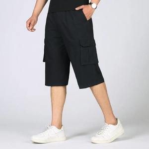 Pantalones Cortos Deportivos de Lona de Algodón para Hombre con Logotipo Frontal Personalizado, Transpirables, de Secado Rápido, con Cordón en la Cintura, Ligeros, para Gimnasio, Fitness y Running - Product Image 3