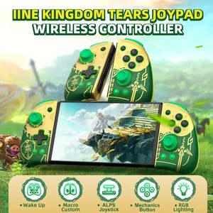 จอยแพดไร้สายขนาดใหญ่สำหรับ Nintendo Switch Zelda เชื่อมต่อผ่านบลูทูธ ใช้งานร่วมกับเกม จอยสติ๊กสำหรับผู้เล่นเกม - Product Image 4