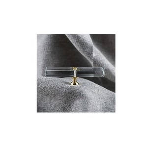 Perilla de puerta de acrílico y armario Tiradores de latón natural y acrílico Accesorios para muebles Producto más vendido - Product Image 5