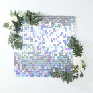 Panel dinding berkilau latar belakang dinding berkilau lampu Emas Glitter foto latar belakang ulang tahun dekorasi pernikahan - Product Image 5