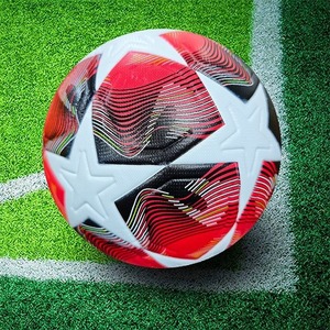 Balón de Fútbol Cosido a Máquina de Alta Calidad, Tamaño Oficial 5, Logotipo Personalizado, Diseño Ecológico, Duradero, Deportivo - Product Image 1