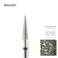 Kits de taladro de uñas multifuncionales en forma de brote de 3,0mm para pulir y quitar clavos de extensión artificiales con brocas de diamante