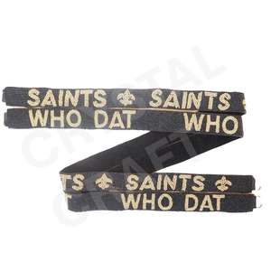 Custom Shape And Design Beaded <b>Purse</b> Strap Customized <b>White</b> Gold Seed Bead Bag Straps Customized Beaded Strap for Bags - Product Image 6