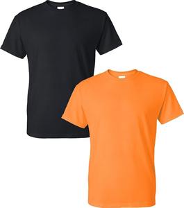 T-shirts pour hommes de qualité supérieure 100% coton biologique Coupe ajustée Style décontracté Col uni Couleur unie Manches courtes Vente en gros Tissu en toile - Product Image 3