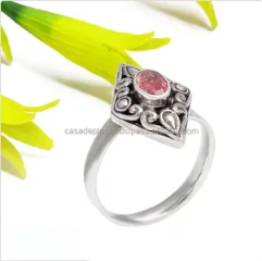 <b>Opal</b> Oval Cut Gemstone 925 Sterling <b>Silver</b> Rhodium Plated Classic Fashionable Wedding Anniversary Engagement <b>Ring</b> for Women - Product Image 6