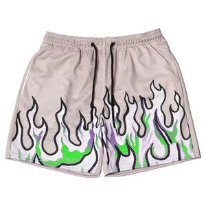 Vêtements de sport de haute qualité avec logo personnalisé, shorts d'entraînement pour hommes en maille de basket-ball avec impression par sublimation en vente de gros - Product Image 6