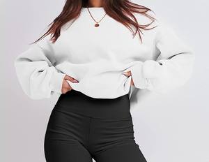 Suéter de Punto Holgado para Mujer, Cuello Redondo, 100% Algodón, Secado Rápido, Transpirable, Informal, Holgado - Product Image 4