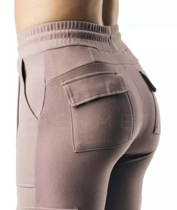 Pantalon cargo pour femme, matière de haute qualité, couleurs personnalisées, fermeture à cordon, respirant, séchage rapide, 300g, élégant, nouveau - Product Image 3