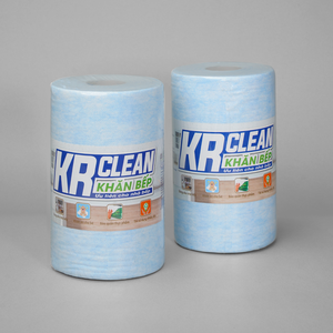 Los rollos de cocina desechables vietnamitas, producidos a partir de tela no tejida spunlace, son conocidos por su alta absorbencia, calidad - Product Image 4