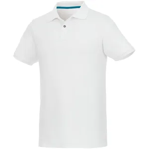 Chemises promotionnelles Polo Beryl pour hommes à manches courtes en tissu recyclé biologique - Product Image 1