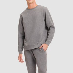 Sweat-shirt en molleton personnalisé pour homme, motif streetwear d'automne, broderie de logo personnalisée de haute qualité, sweat-shirt à col rond 100% coton pour homme - Product Image 4