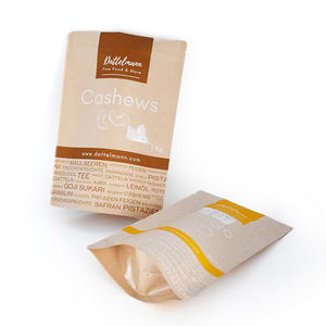Sachet Doypack Mat pour Snack de Noix de Cajou avec Fenêtre - Fermeture Zip et Encoche de Déchirure, Stratifié Qualité Alimentaire, Refermable, Vrac, Vietnam - Product Image 5