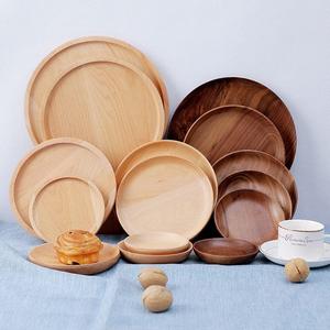 Plato de madera de acacia para servir comida, los mejores estilos, plato de madera de lujo, artículos de cena para el hogar de Hotel, plato de madera de acacia, tamaño personalizado - Product Image 2