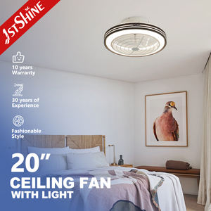 1 ventilador de techo led stshine ahorro de espacio interior empotrado 6 velocidades Luz de ventilador de techo remoto - Product Image 2