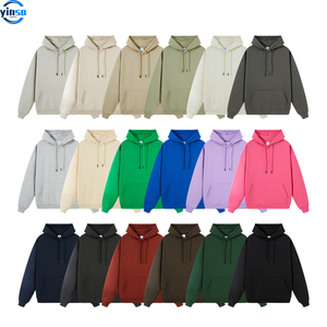 100% coton tissu hommes sweats à capuche personnaliser blanc décontracté surdimensionné sweat à capuche impression broderie logo pour sweats à capuche unisexes - Product Image 3