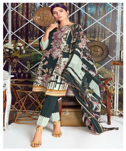 Afghan 3 Piece Pakistani Salwarkameez Women Indian Patiala Suit Black <b>Velvet</b> Wholesale Party Wear Ready Made Set - Product Image 3