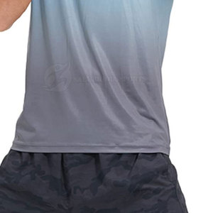 เสื้อกล้ามออกกำลังกายลำลองสำหรับผู้ชาย SLUBRIOUS SPORTS คุณภาพสูง ผลิตจากผ้าฝ้าย/ใยไผ่ แห้งเร็ว สวมใส่สบาย ระบายอากาศได้ดี ทอแบบถัก - Product Image 5