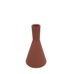 Juego de 3 candelabros de hierro y cuero Color negro y marrón Centro de mesa de tamaño pequeño para la decoración del hogar y la Mesa - Product Image 4