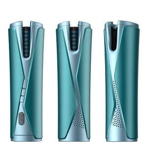 Wholesale Custom Logo <b>Mini</b> <b>Travel</b> Wireless Rechargeable Ceramic Coated Hair Curler PTC Heater LCD Display <b>Iron</b> Barrel Curl Hair - Product Image 3