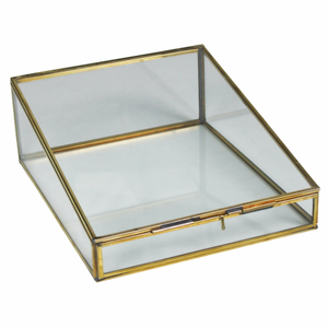 Top Design Brass and <b>Glass</b> Jewelry <b>Box</b> Customized Personalized Design Best Shape ARTINCO AIC-073 Wholesale Exporter - Product Image 6