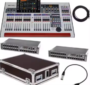 Mới nhất 48 kênh Powered DJ điều khiển âm thanh video ánh sáng âm nhạc ghi âm kỹ thuật số trộn giao diện điều khiển video Splitter chuyển đổi - Product Image 1