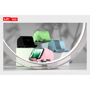 Altoparlante portatile Bluetooth e simpatico elefante Mobile Stand con batteria ricaricabile, dispositivo universale del telefono cellulare - Product Image 2