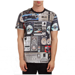 Personalizado al por mayor 100% poliéster sublimación camiseta hombres impreso personalizado manga corta Oem sublimación camisetas - Product Image 4