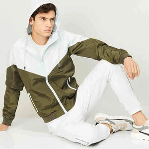 Tenue à la mode Meilleure vente Nouvelle arrivée Hommes Veste coupe-vent Prix bon marché Logo imprimé personnalisé Veste de softball de qualité supérieure - Product Image 4