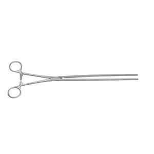 Scudder recto y curvo VERITAS de alta calidad, pinzas intestinales para atrauma de 33 cm | Instrumento médico con clip hemolock - Product Image 3