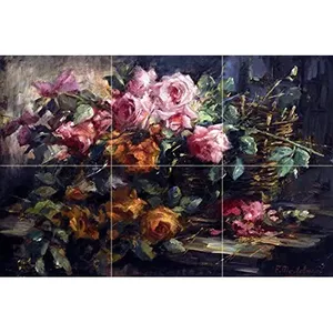 Carrelage mural pour cuisine et salle de bain Dosseret mural en marbre Céramique Catégorie de produit Peintures murales - Product Image 1