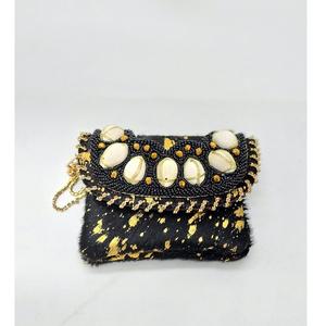 Bolso de Mano Elegante con Cuentas y Bordado de Hilo de Primera Calidad, Accesorio Decorativo para Mujeres, Estilo Fiesta - Product Image 1